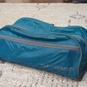 Sea to Summit Teal Travel Organizer Bag Toiletry Dopp Kit